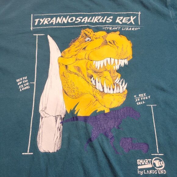 Lands End kids Trex shirt xL 18-20 - Picture 2 of 4